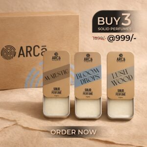 Solid Perfumes Combo Pack of 3 Buy @ 999 - Arca Fragrance