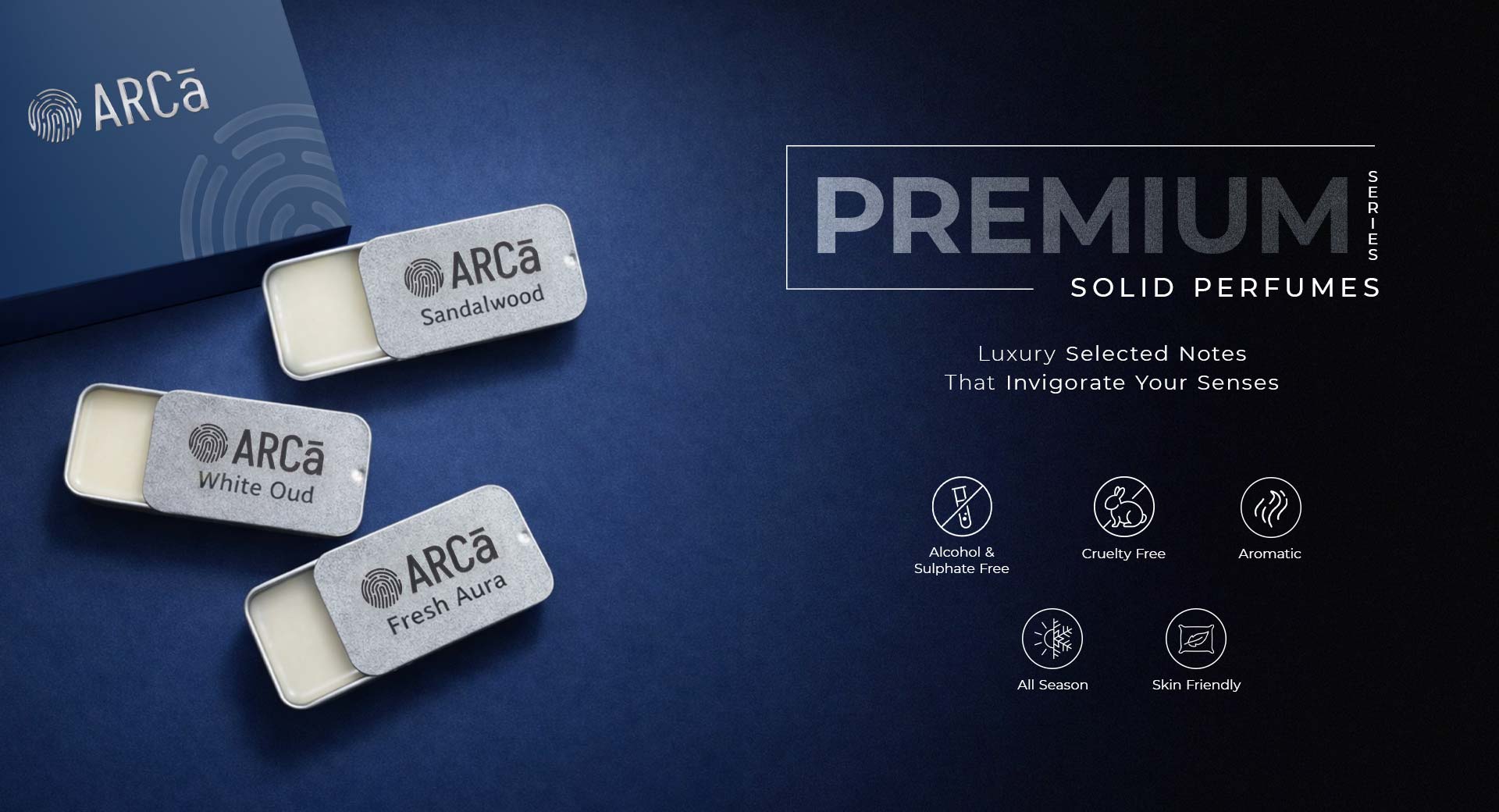 Premium Series Solid Perfume - High Quality by Arca Fragrance